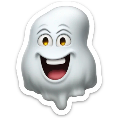 Ghostbusters ghost sticker