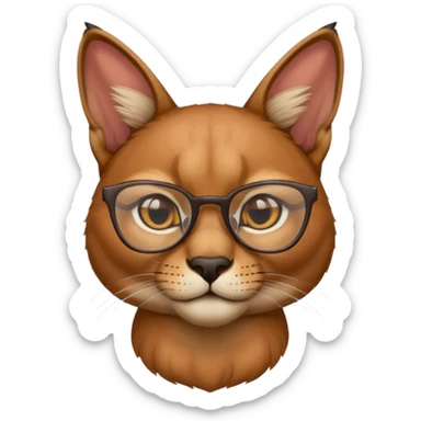 Caracal glasses  w sticker