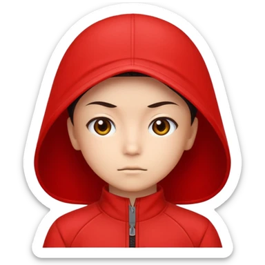Tokyo in Money Heist, realistic sticker
