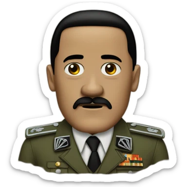 Adolf Hitler Bob Marley sticker
