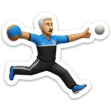 Arbitre de handball sticker