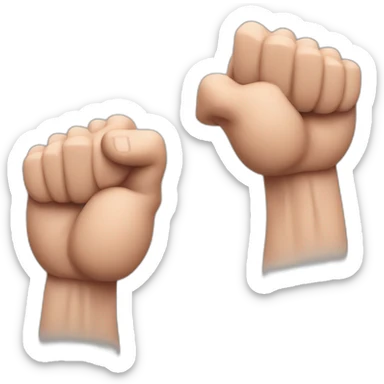 muscle imbalance in the arms with one arm smaller than the other sticker