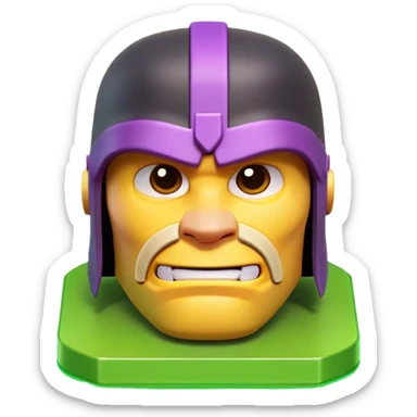 Clash of Clans aesthetic: Cinematic Playful Xbox Game Disc Portrait Emoji, rendered in a 3D vector-style similar to standard emojis with minimal shading and bold, simplified shapes. A compact, distinct form with signature details, softly glowing with a modern gaming energy charm. Simplified yet unmistakably iconic, highly detailed and consistent, glowing with a soft radiance and high shine. Stylized with a touch of next-gen innovation and a soft glowing outline, capturing the essence of a beloved gaming relic with a friendly, playful manner! sticker