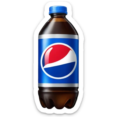 Single Pepsi bottle sticker