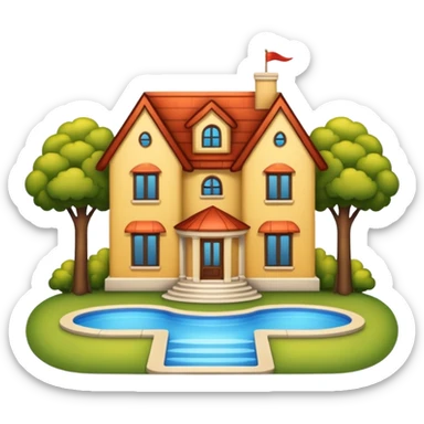 Luxury house sticker