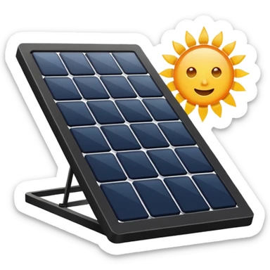 solar panel sticker