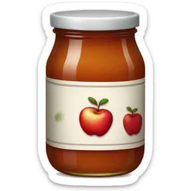 Apple jam sticker