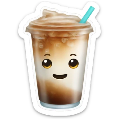 iced coffee sticker