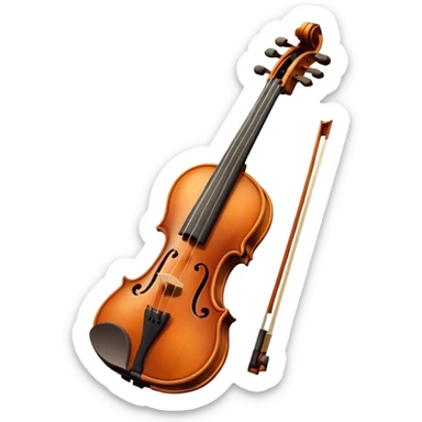 Violin sticker