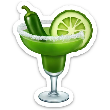 Jalapeño margarita sticker