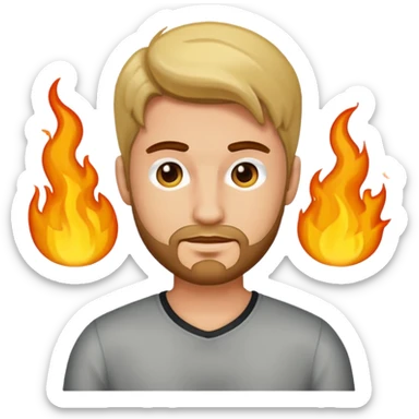 handsome hot husband sticker