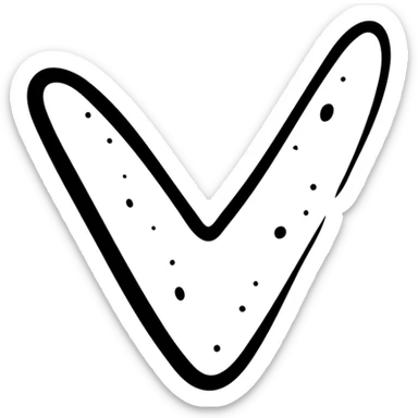 Valorant logo with the letter V sticker