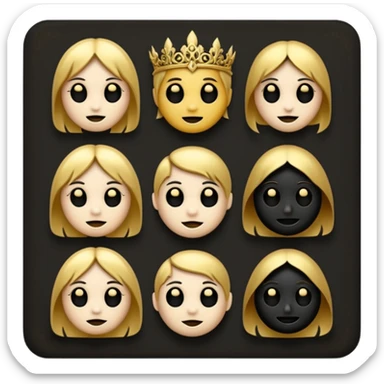 gothic emojis sticker