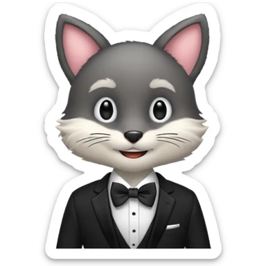 Hazbin hotel dizisindeki Husk sticker