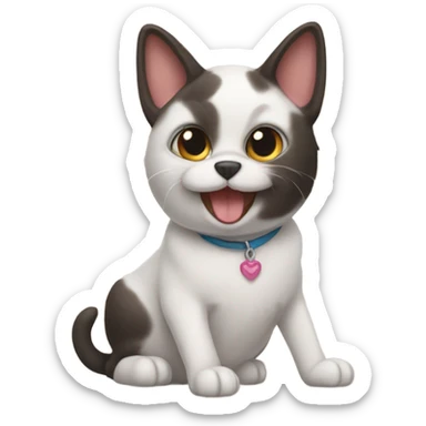 Doggy Cat sticker
