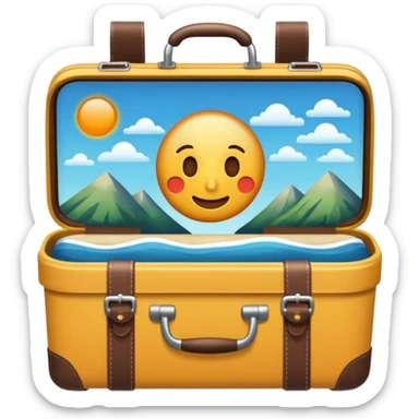 travel aesthetic sticker