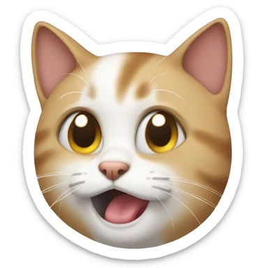 
a cat that cries sticker