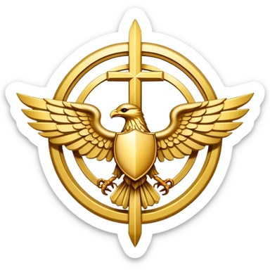 dominus' emblem holy  sticker