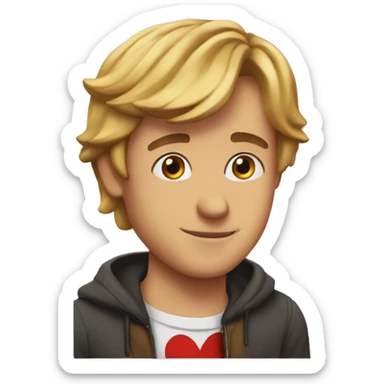 I ❤️ LUKE sticker