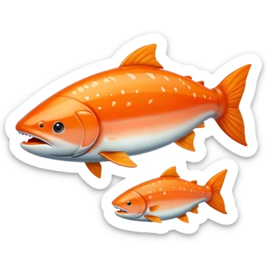 Salmon sticker