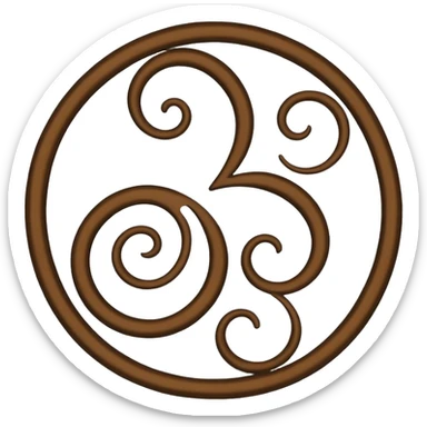 Triskelion faça um emoji desse símbolo   🌀   
🌀🌀 sticker