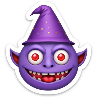 D&D beholder drunk sticker