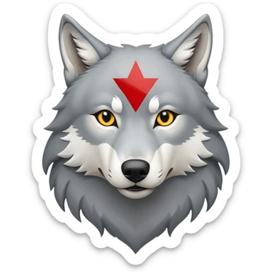 Wolf patriot Belarus sticker