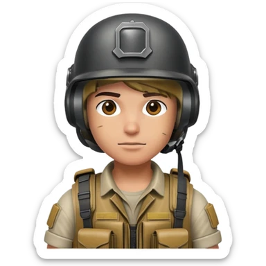 pubg character sticker