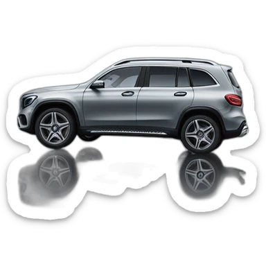 mercedes-glb-class-gray sticker