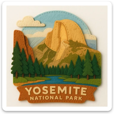 yosemite national park sticker