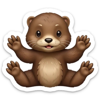 generate a take my money otter emoji, similarly to the futurama meme sticker