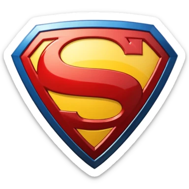superman symbol sticker