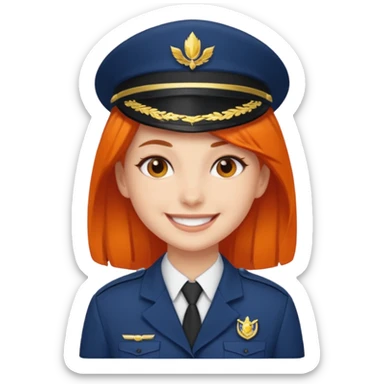 Make an emoji with a character from the game Arknights: Endfield, the name of this character is Ember sticker