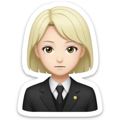 Ayanokoji kiyotaka from class room of the elite anime need emoji with his face instid emoji expresion sticker