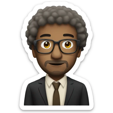 Maurice Moss from the IT Crowd with computer sticker