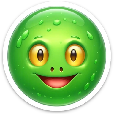 Slime en sphère sticker