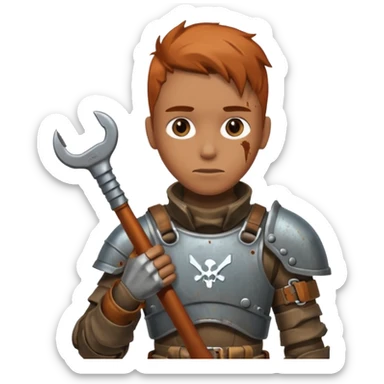 débrouille ferrailleur post apo survie sticker