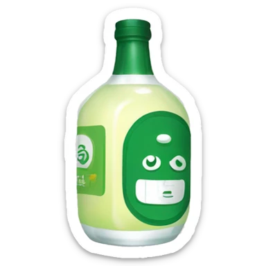 korean soju sticker