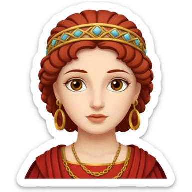 ancient roman women sticker