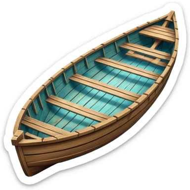underwater row boat sticker