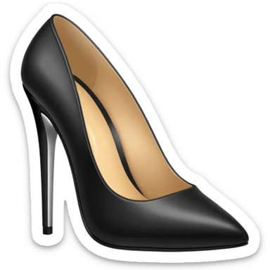 black high heels sticker