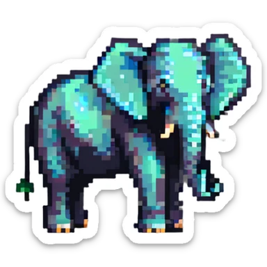 elephant sticker