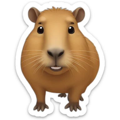 capybara little sticker