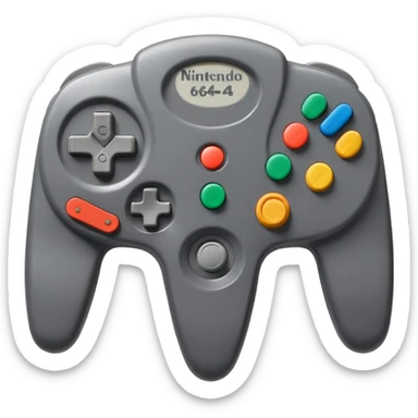 Nintendo 64 sticker