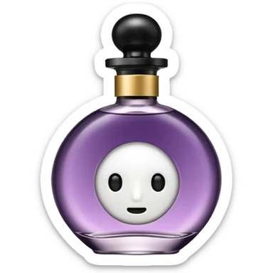 bottle of perfume (no face) sticker