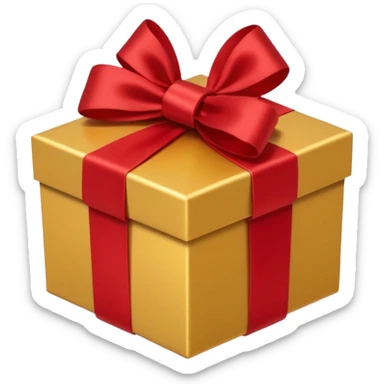 Caja de regalo sticker