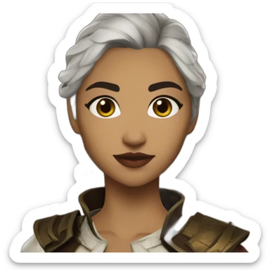 isabela from dragon age sticker