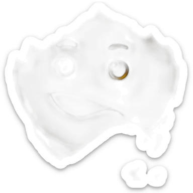 hugger a M letter sticker