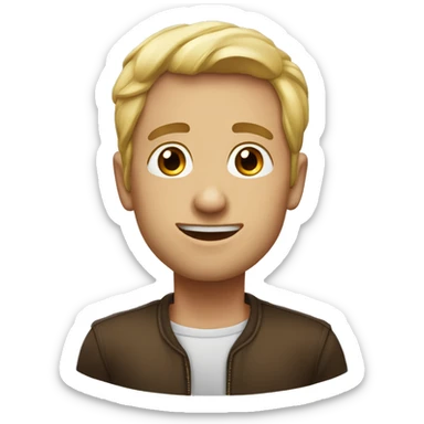 Человек паук с кофе sticker