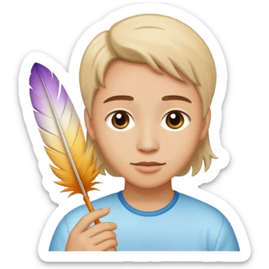 feather client sticker